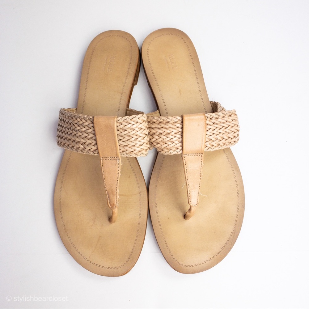 Blue Saks Fifth Avenue Sandals Nude